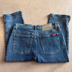 Vintage Zana-Di blue denim crop jeans